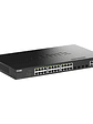 D-Link DGS-1530-28P/E Switch 24xGB PoE 4xSFP+ 370W - Miniatura 2
