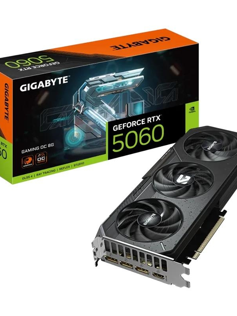 Gigabyte VGA NVIDIA RTX 5060 GAMING OC 8GB DDR7 1