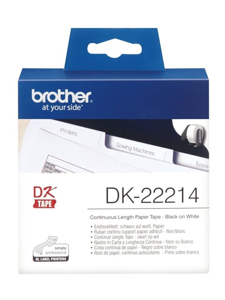 Brother Cinta DK22214 Papel Térmico Continuo 12mm 1