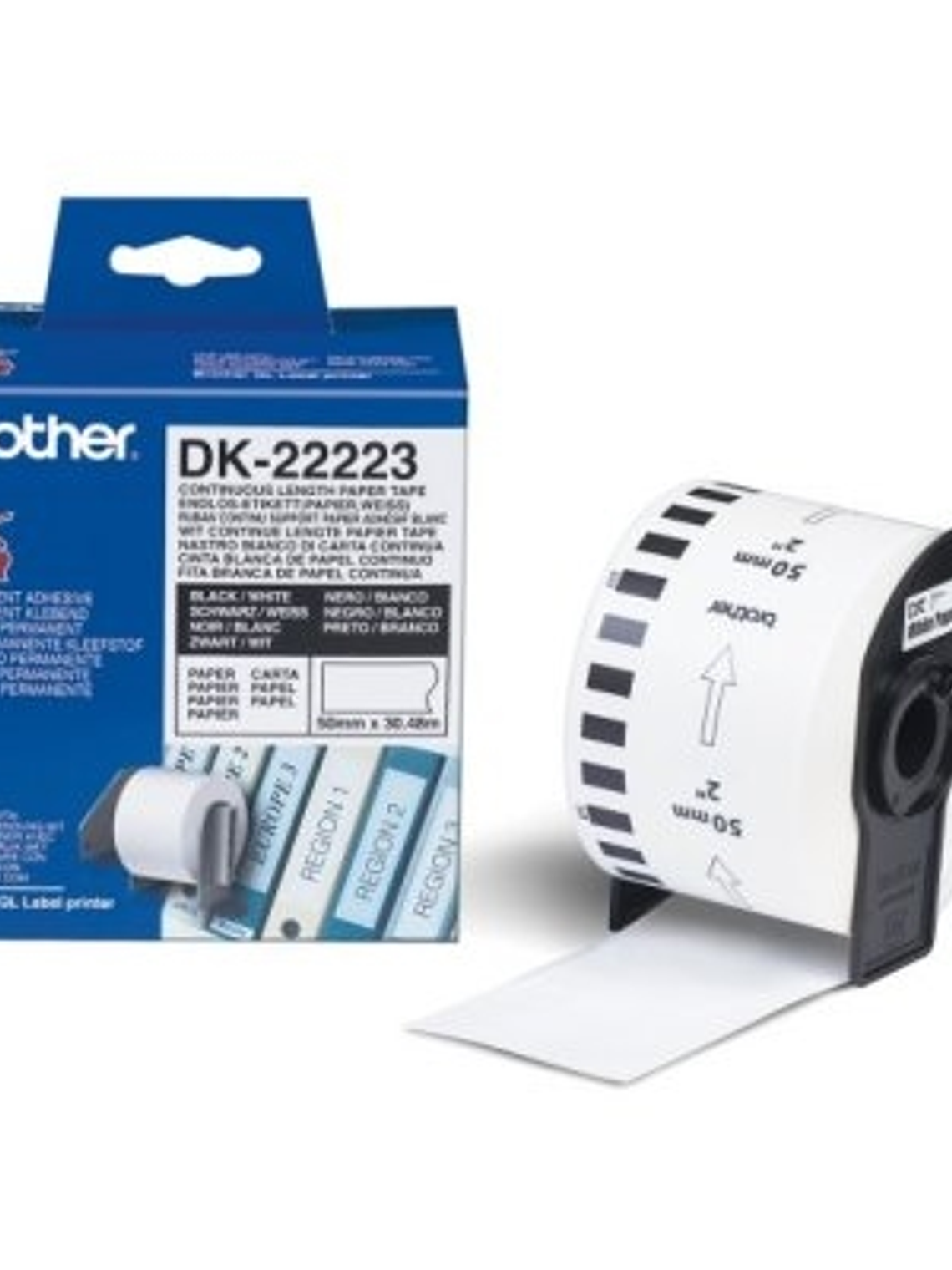 Brother Cinta Papel Termico Adhesivo 50mm 1