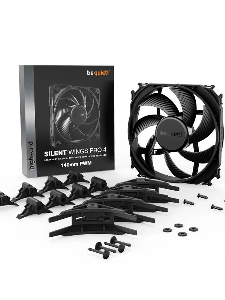 be quiet! Ventilador Silent Wings Pro 4 140mm Negr 3