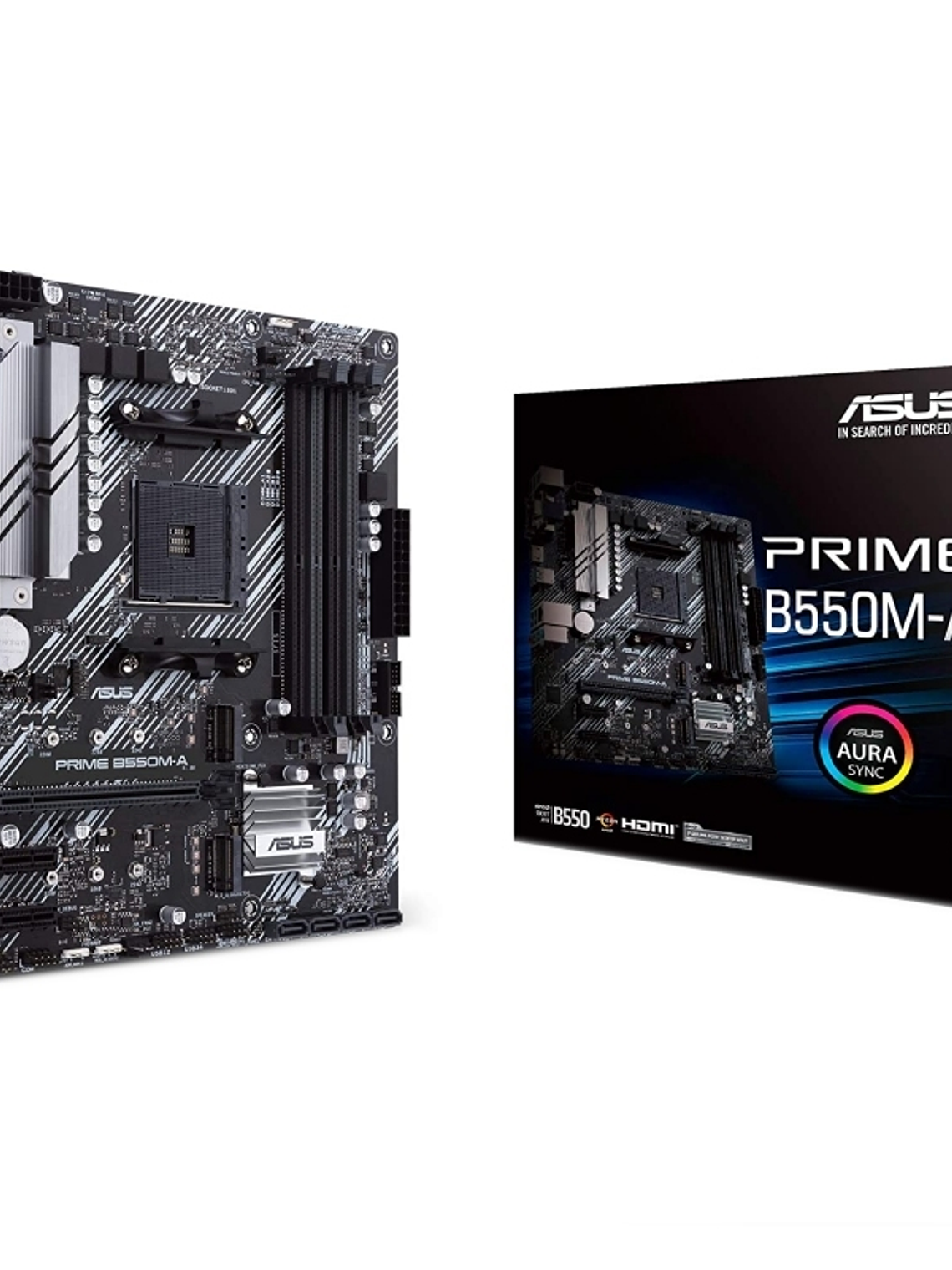 ASUS Placa Base PRIME B550M-A mATX AM4 1