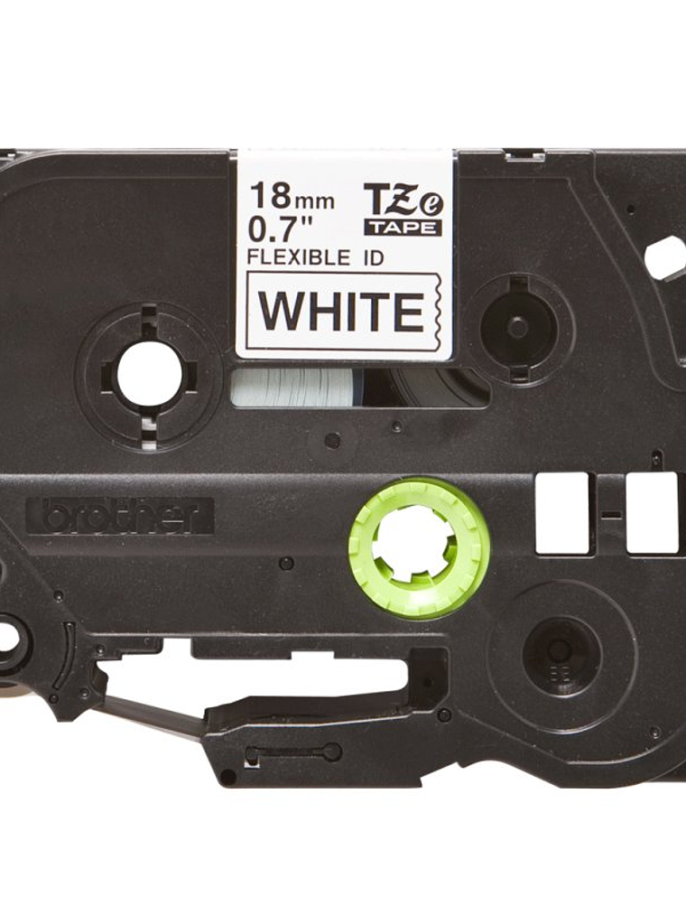 Brother Cinta TzeFX241 Texto Negro/Blanco 18mm 2