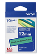 Brother Cinta Laminada Negro/Verde 12 mm - Miniatura 2