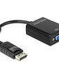 Delock Adaptador Displayport Macho/VGA Hembra Negr - Miniatura 1