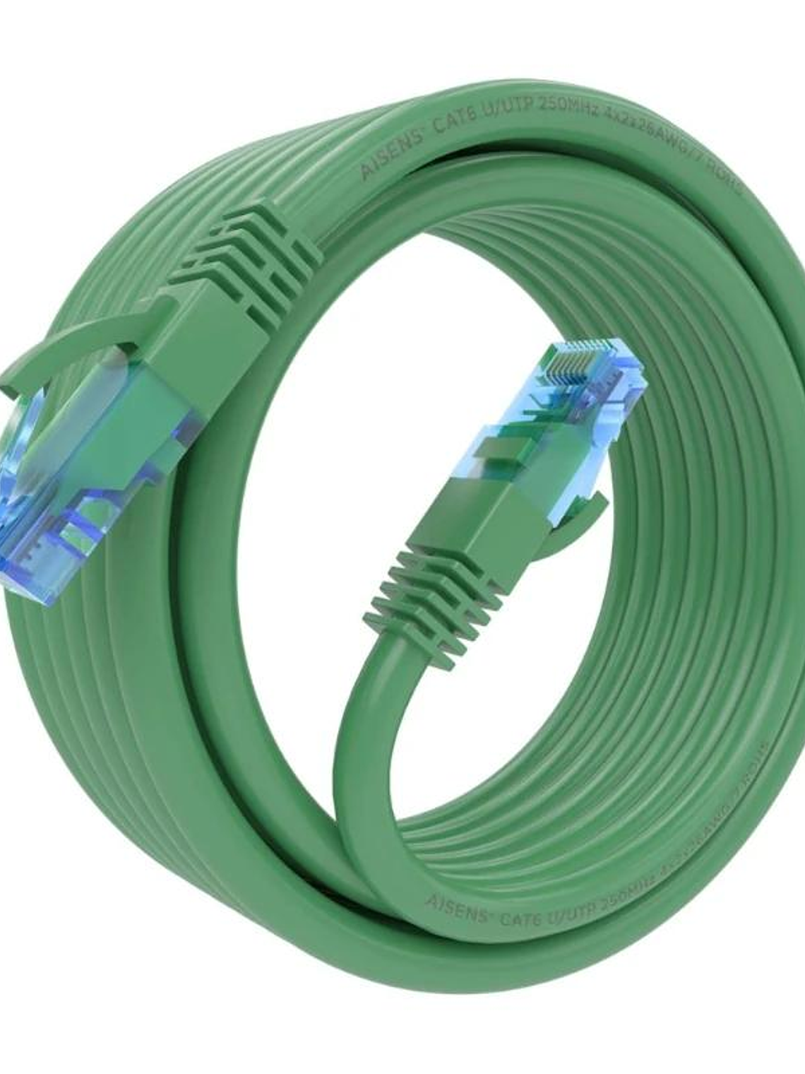 Aisens Cable RJ45 CAT.6 UTP AWG26 CCA Verde 5.0m 2
