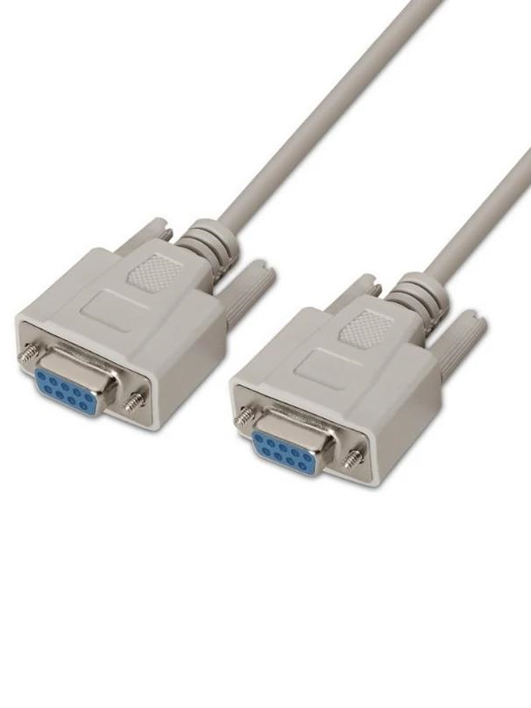 Aisens Cable Serie Null Modem DB9/H-DB9/H 1.8m 1