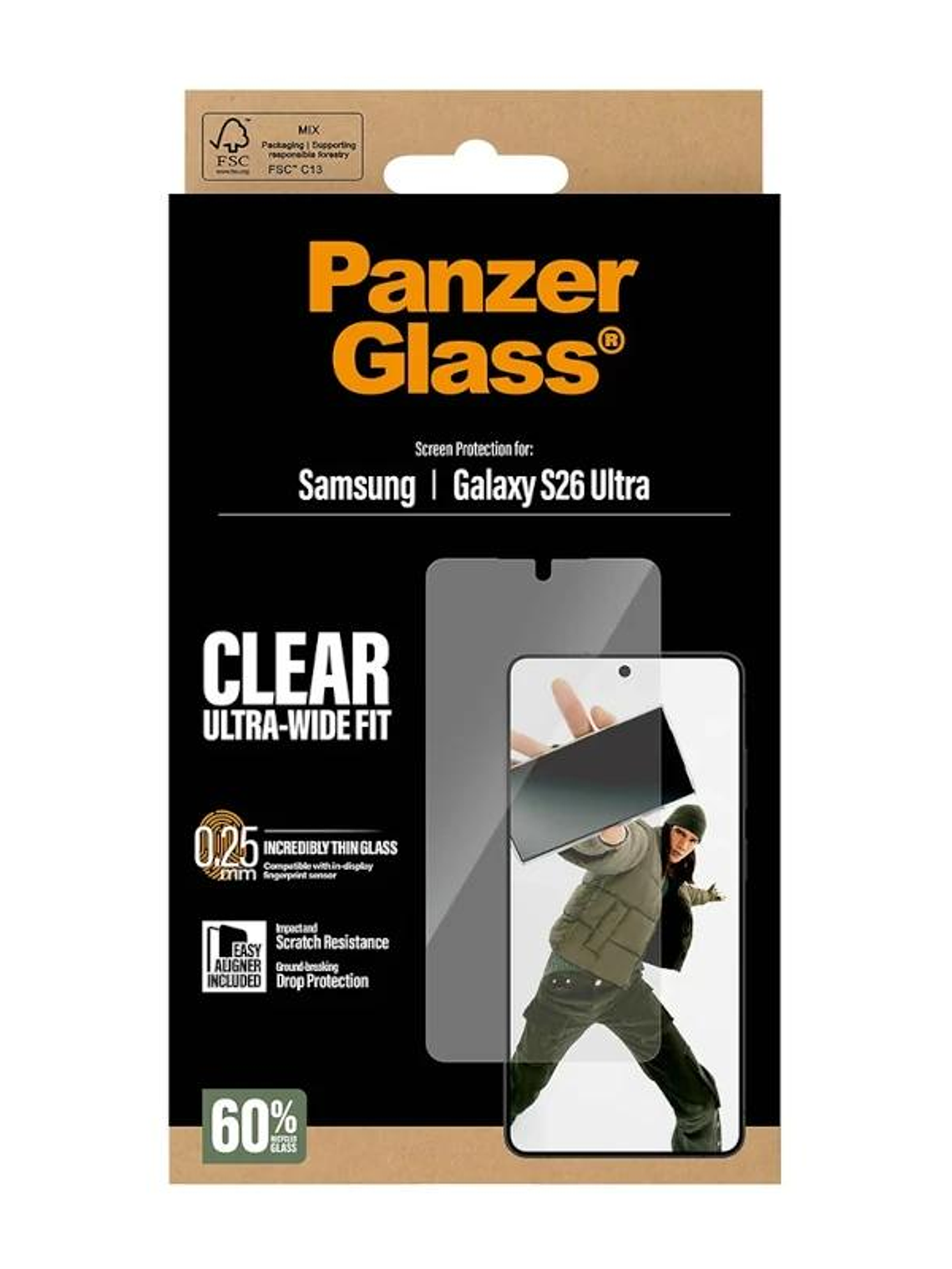 PanzerGlass Screen Protector Samsung S26 Ultra 3