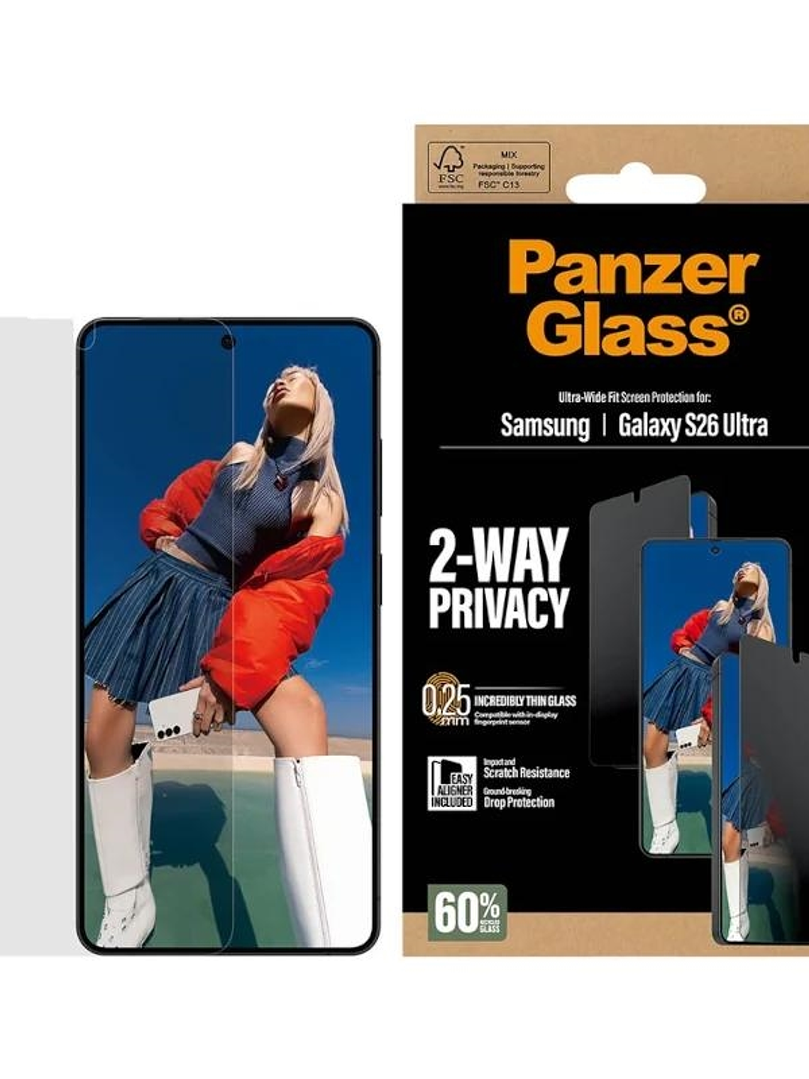 PanzerGlass Privacy Screen Pr. Samsung S26 Ultra 1