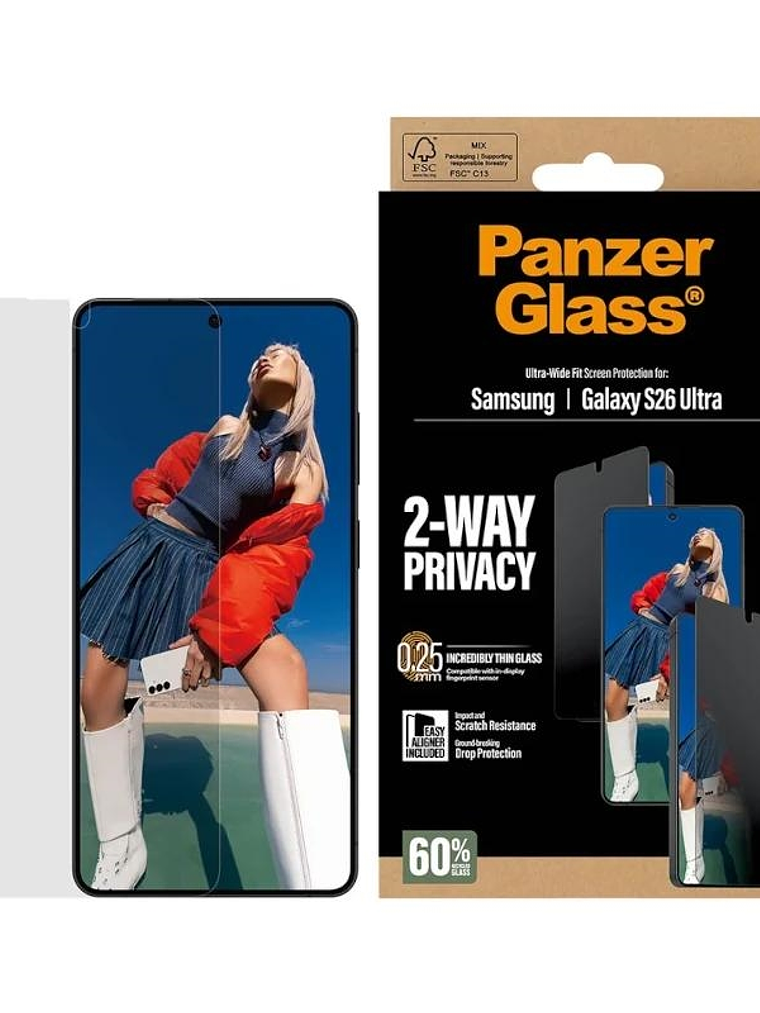 PanzerGlass Privacy Screen Pr. Samsung S26 Ultra 1