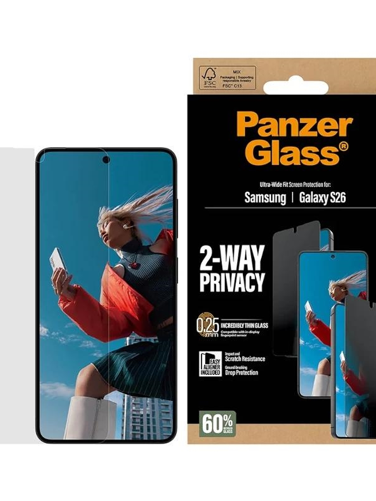PanzerGlass Privacy Screen Pr. Samsung S26 1
