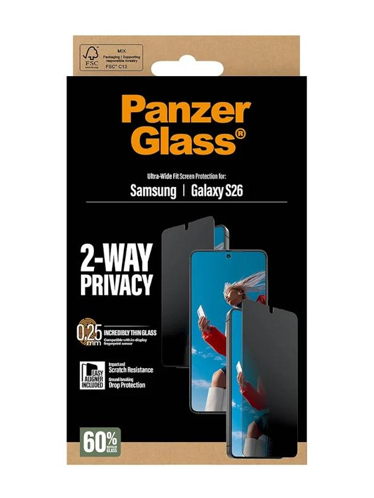 PanzerGlass Privacy Screen Pr. Samsung S26 2