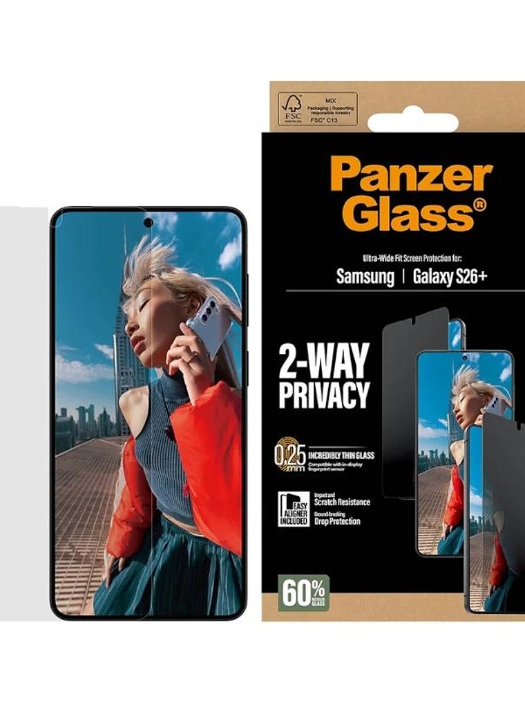PanzerGlass Privacy Screen Pr. Samsung S26 Plus 1