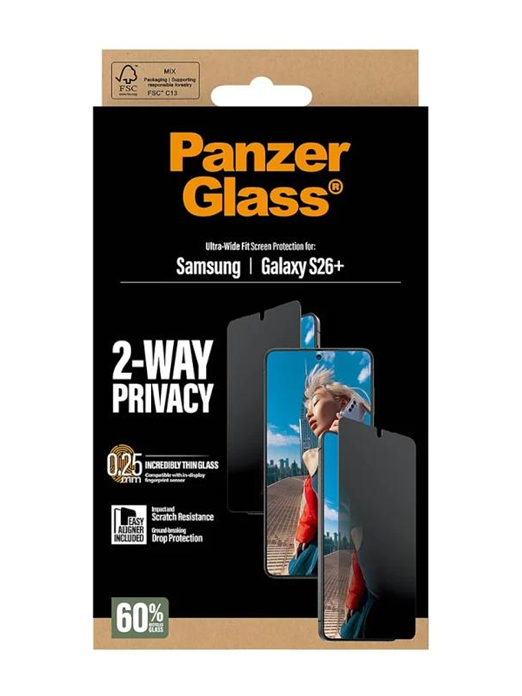 PanzerGlass Privacy Screen Pr. Samsung S26 Plus 3