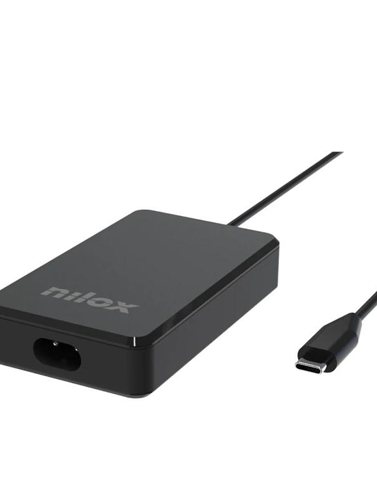 NILOX Alimentador gan usb-c para portátil -90w 1