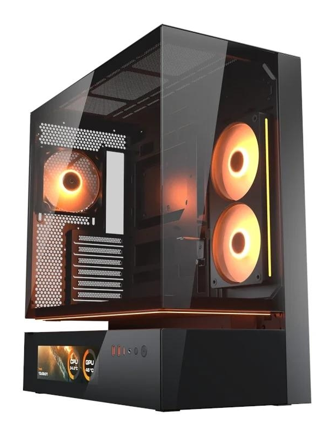 Cougar Caja Semitorre CFV235 Vision Black 1