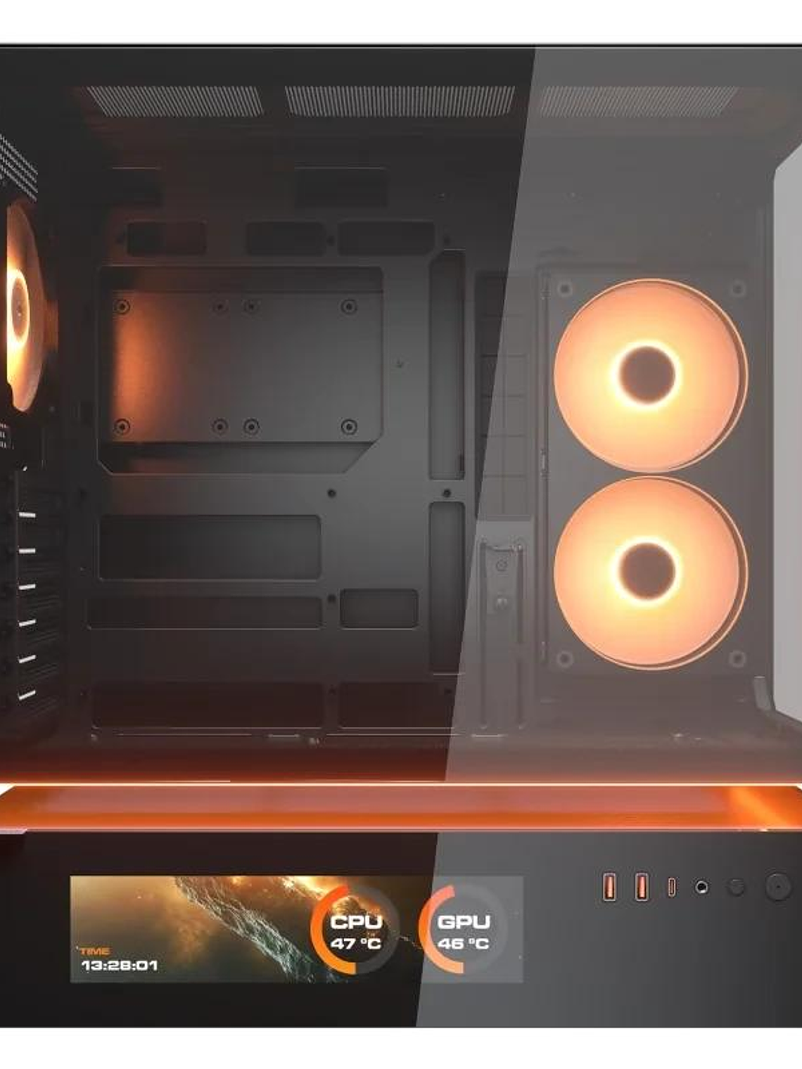 Cougar Caja Semitorre CFV235 Vision Black 3