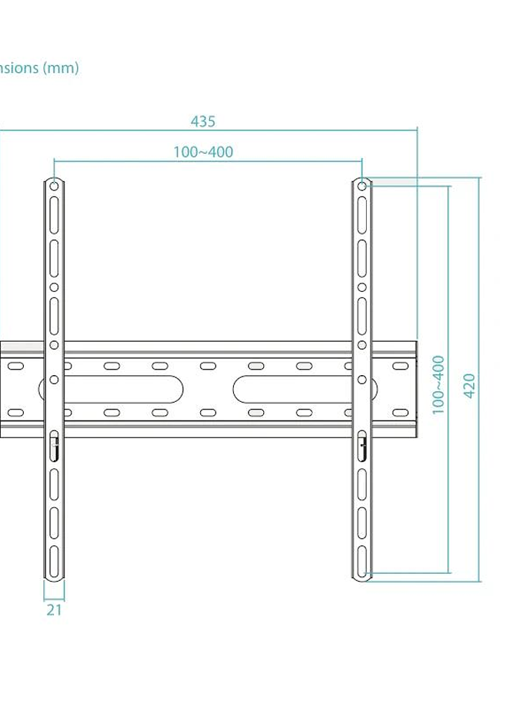 Tooq LP1027F-B Soporte Fijo 32