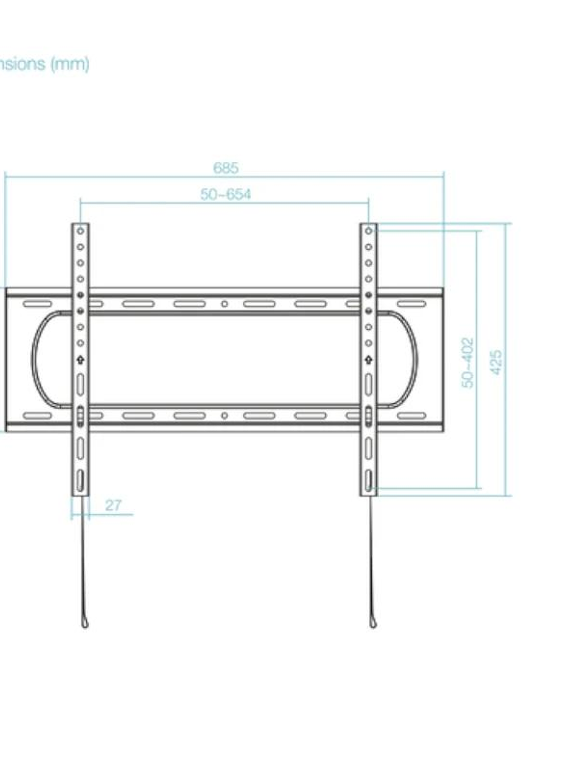 Tooq LP1084F-B Soporte Fijo 32