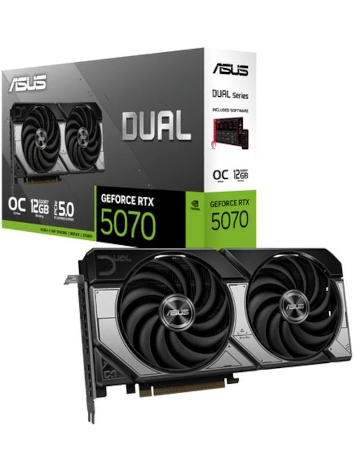 ASUS VGA NVIDIA DUAL RTX 5070 O12G DDR7 1