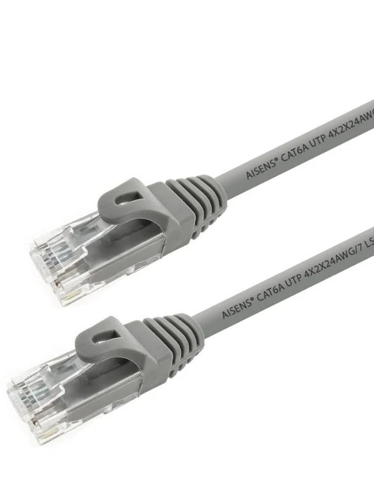 Aisens Latiguillo Rj45 Cat.6A Utp Gris 0.5M 1
