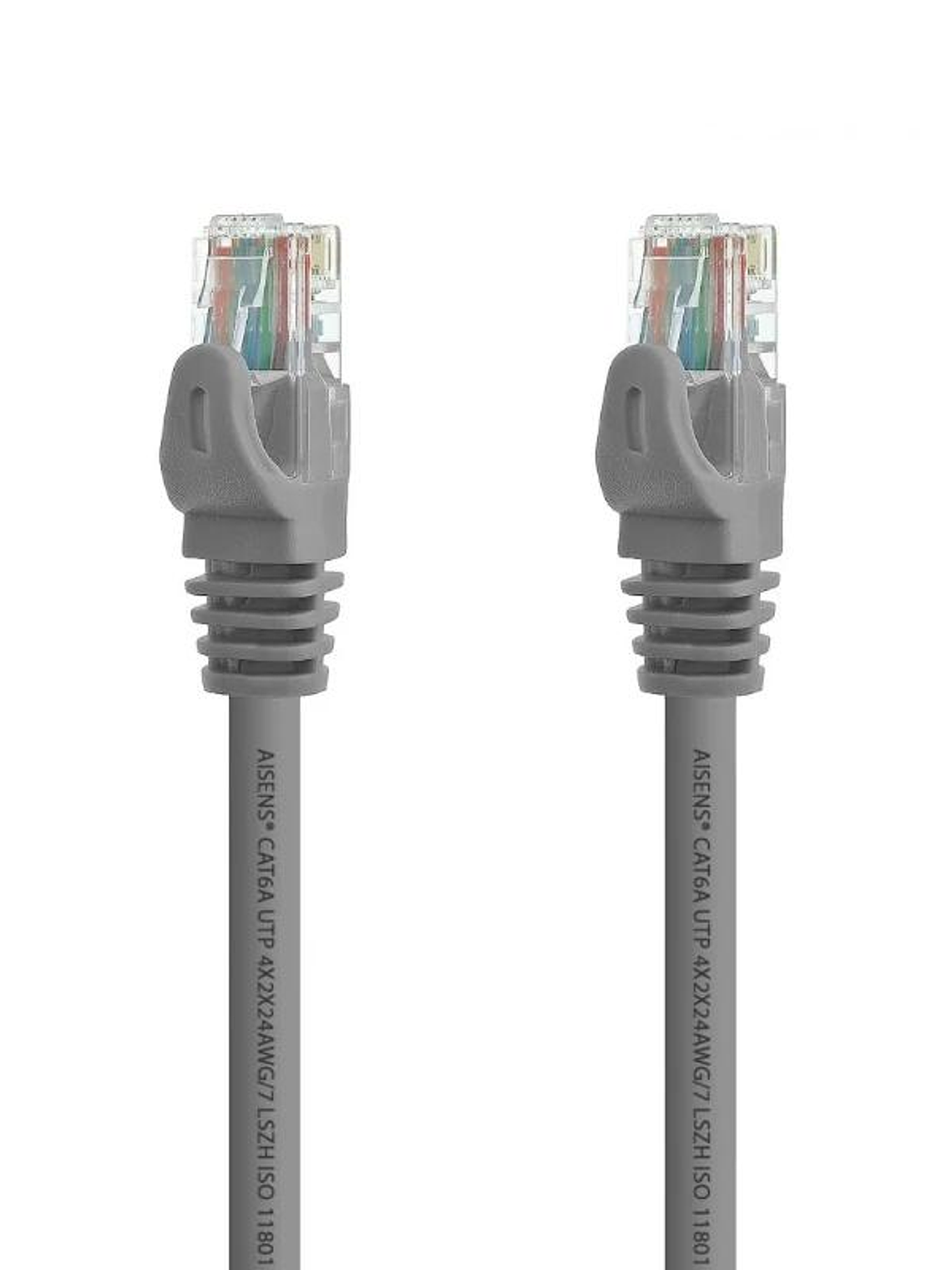 Aisens Latiguillo Rj45 Cat.6A Utp Gris 0.5M 2