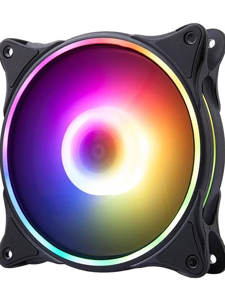 Hiditec Ventilador Gaming ARGB-N-18 BLACK 120 MM 4