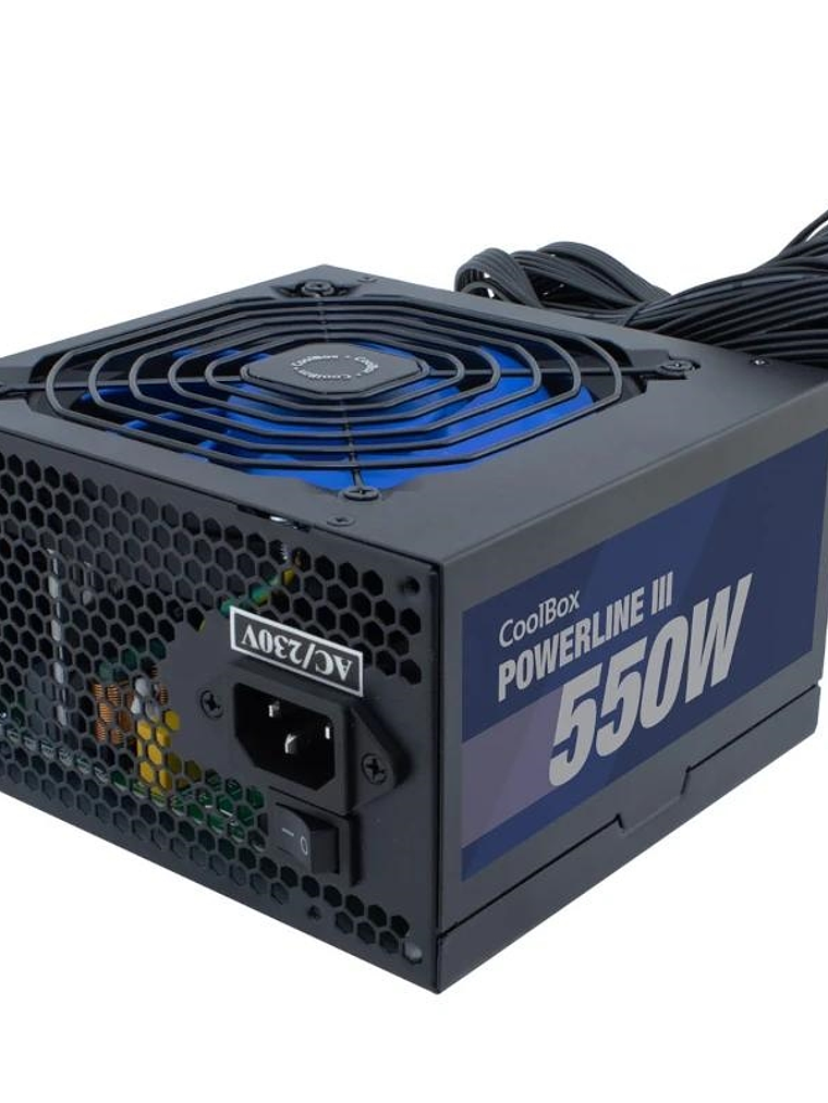 COOLBOX Fuente Alimentac. ATX POWERLINE III 550W 1