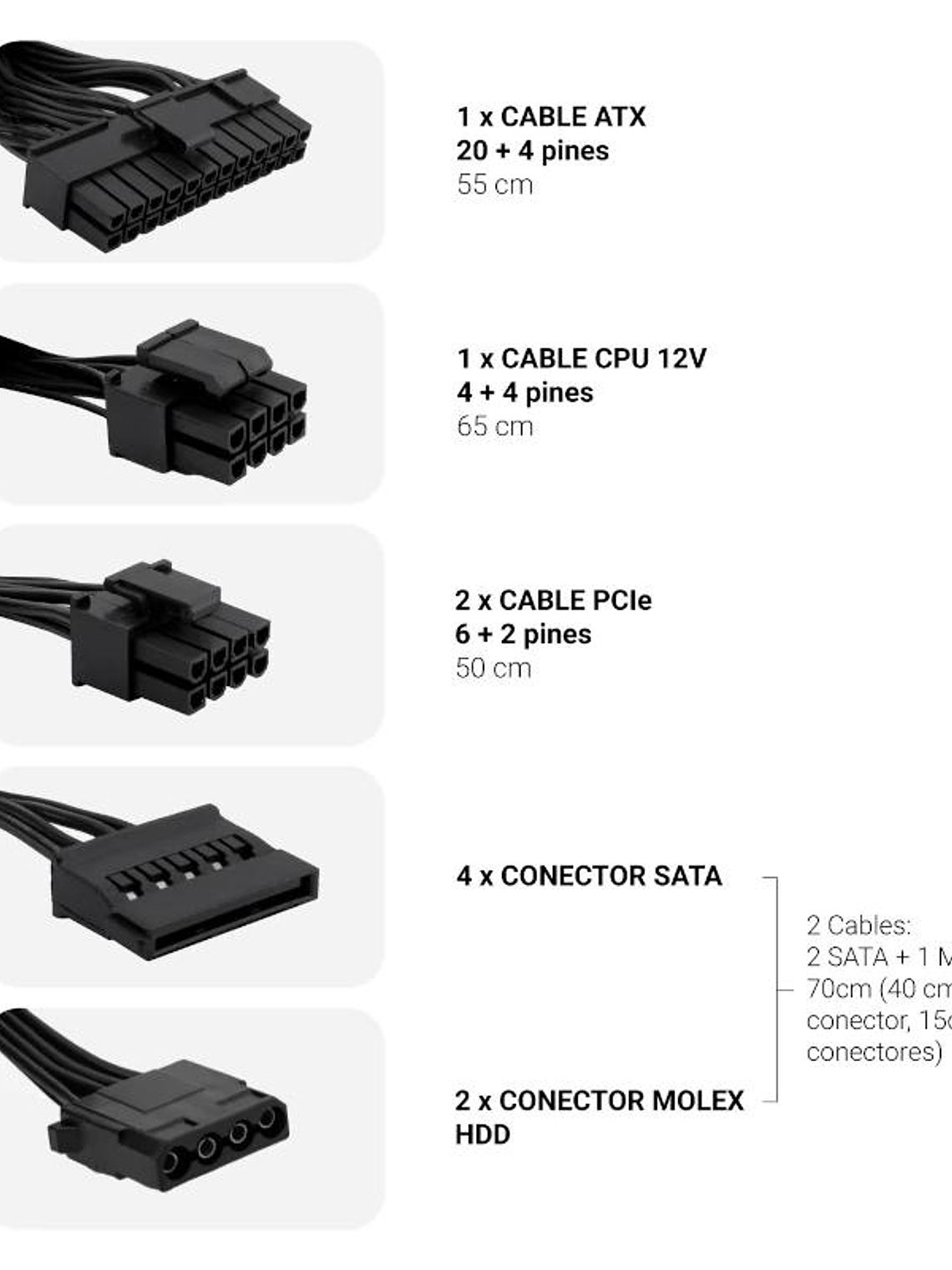 COOLBOX Fuente Alimentac. ATX POWERLINE III 550W 2