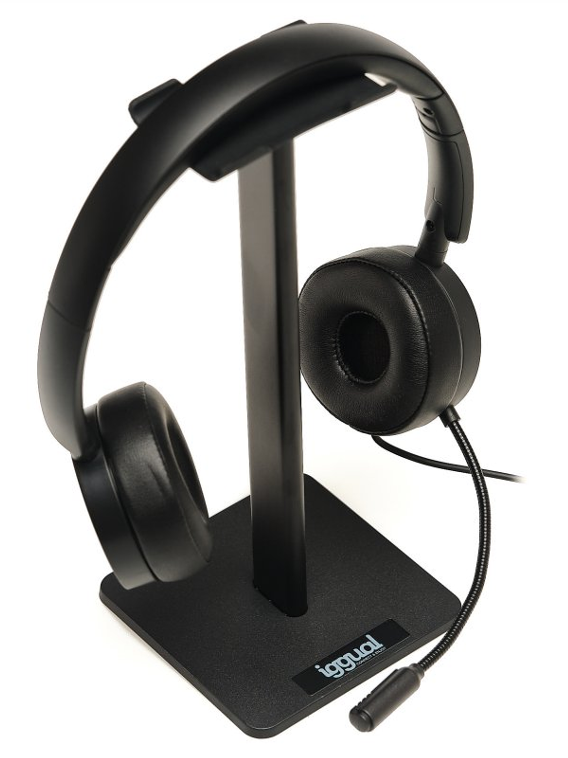 iggual Kit auriculares Dual Tech + soporte SA22 3