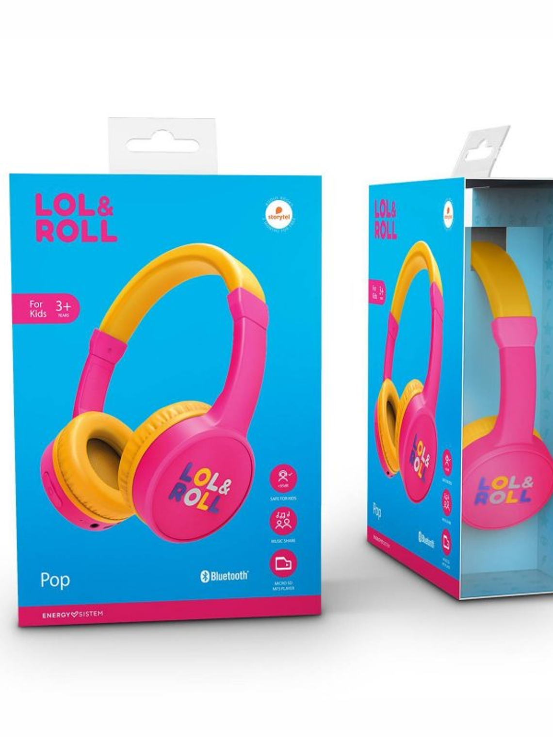 Energy Lol&Roll Auriculares Pop Kids Bt Pink 4