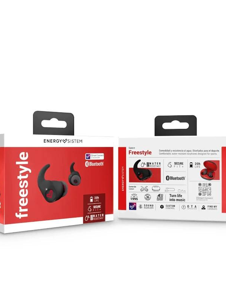 Energy Sistem  Auriculares  Freestyle Space Negro 4