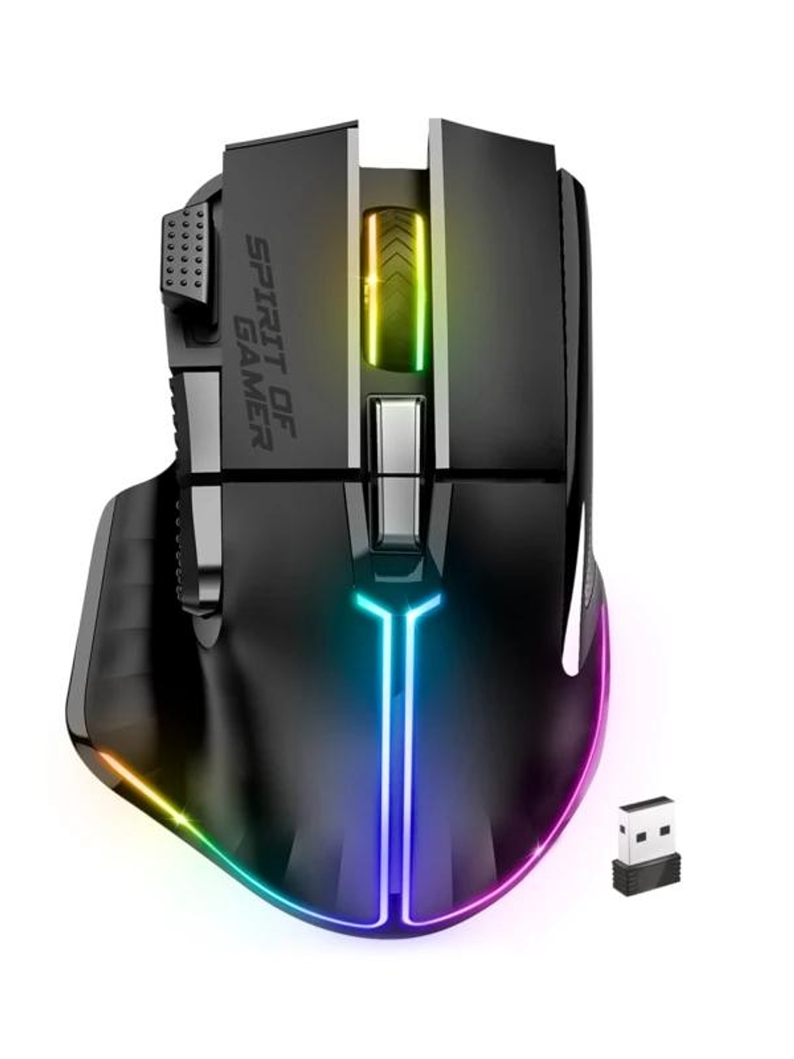 Spirit of Gamer Ratón Inalambrico Pro M5 Black 1