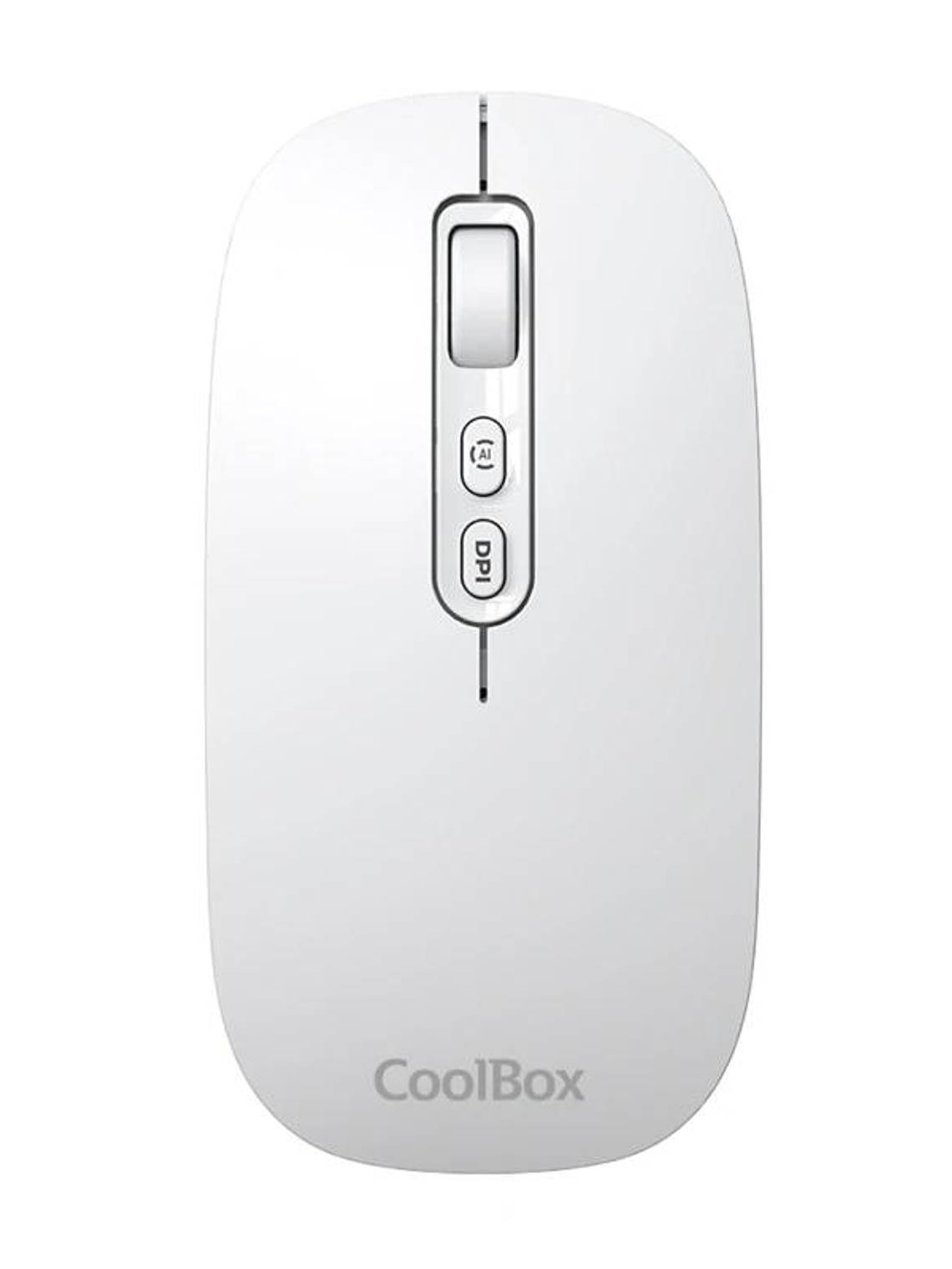 Coolbox Ratón W02-IA Inalámbrico RF+BT Blanco 1
