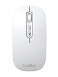 Coolbox Ratón W02-IA Inalámbrico RF+BT Blanco - Miniatura 1