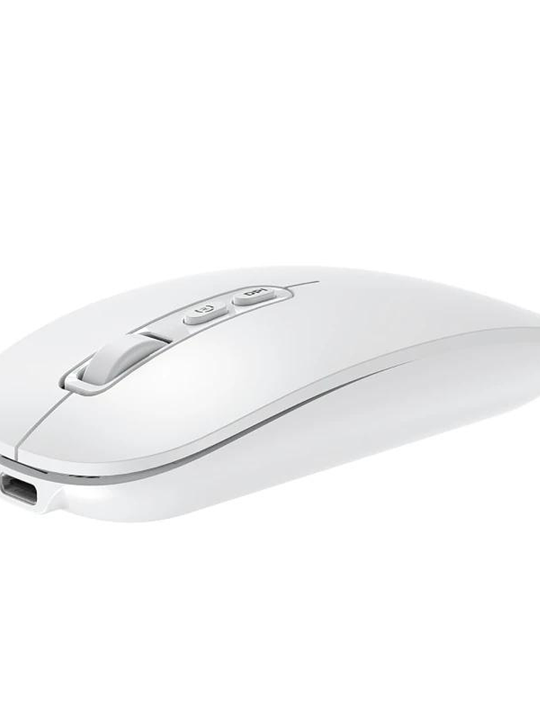 Coolbox Ratón W02-IA Inalámbrico RF+BT Blanco 2