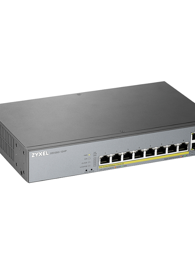 ZyXEL GS1350-12HP Switch 10xGB PoE 2xSFP 130W 4