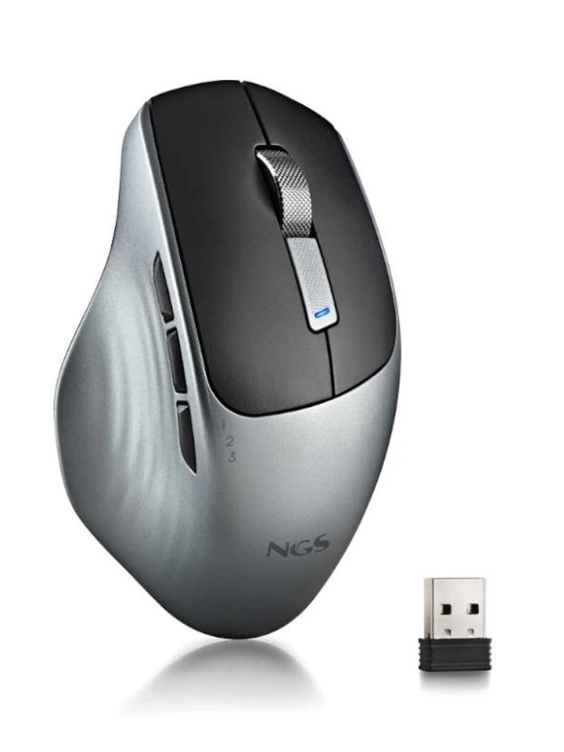 NGS Ratón inalámbrico Multimodo 1600 DPI 1