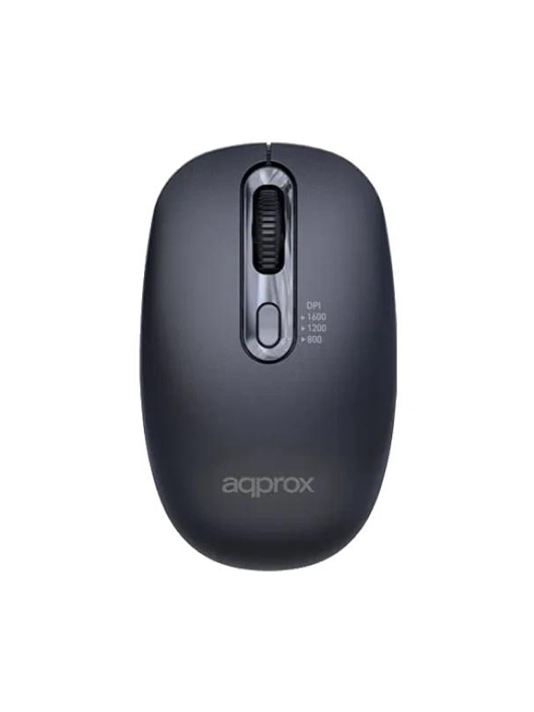 APPROX Ratón inalámbrico APPXM200 2.4GHZ Negro 2