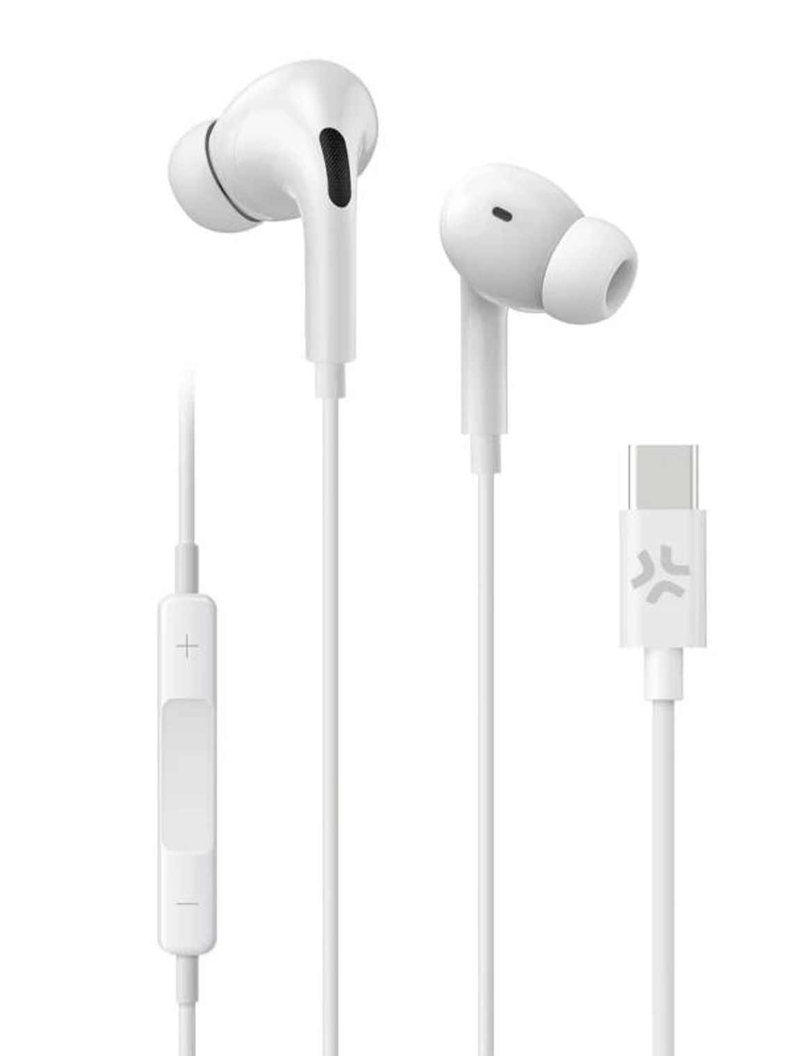 Celly Auriculares cable Usb-C Blanco 1