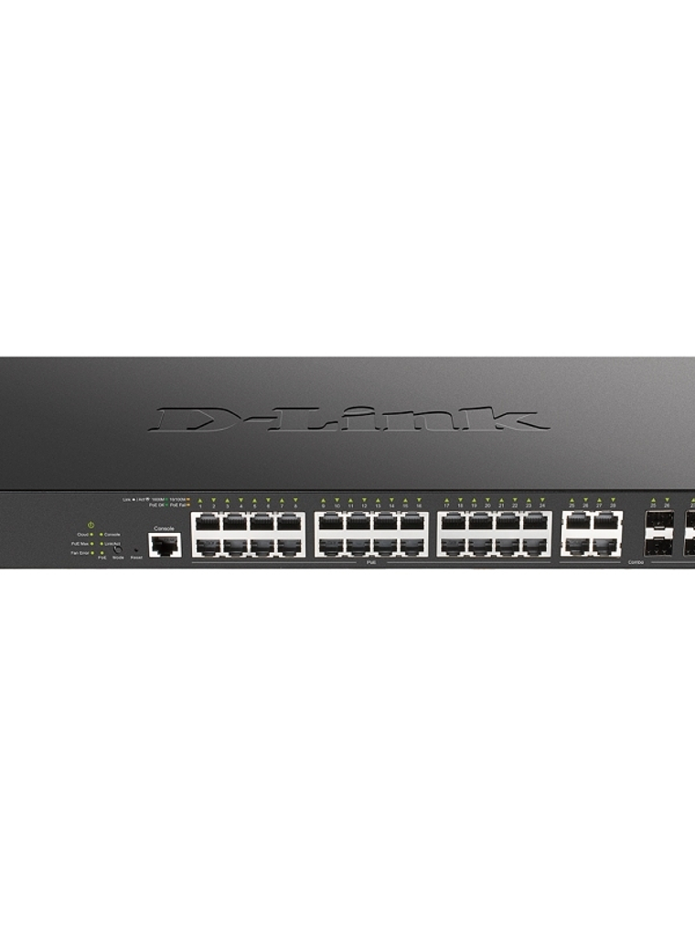D-Link DGS-2000-28P Switch L2 24xGB PoE 4xCombo 1