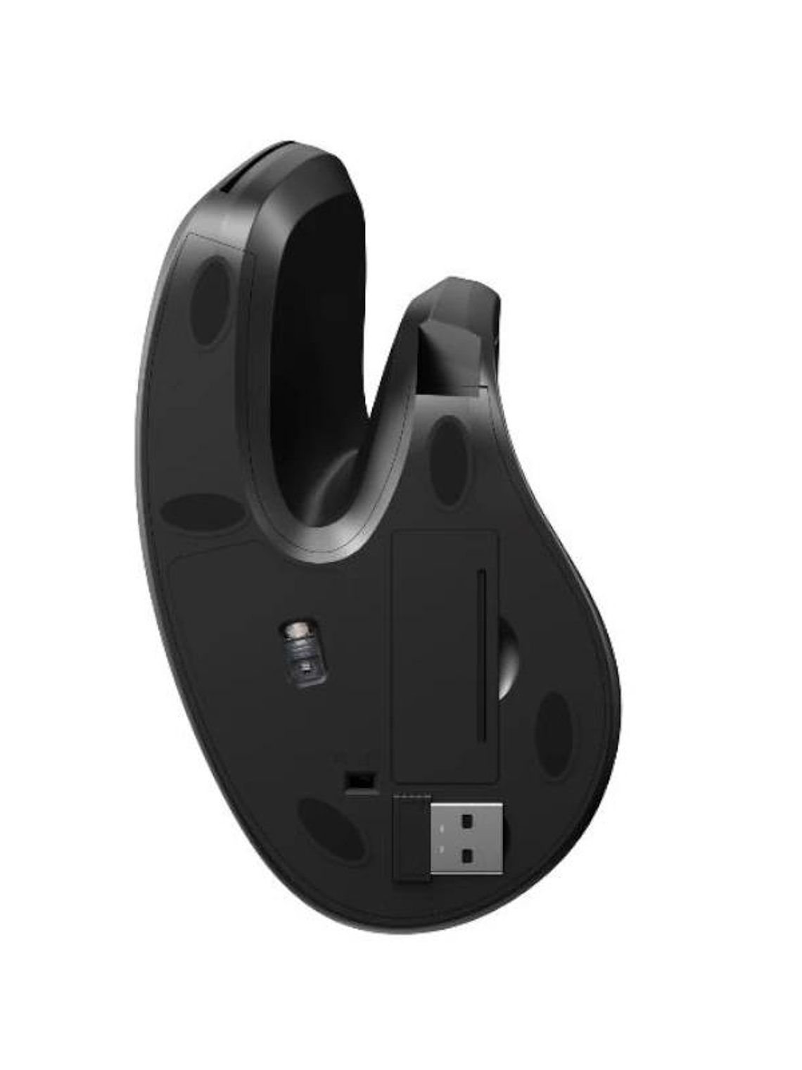 Nilox NXMOEV02 Ratón Vertical Wirelles Sil. Negro 4