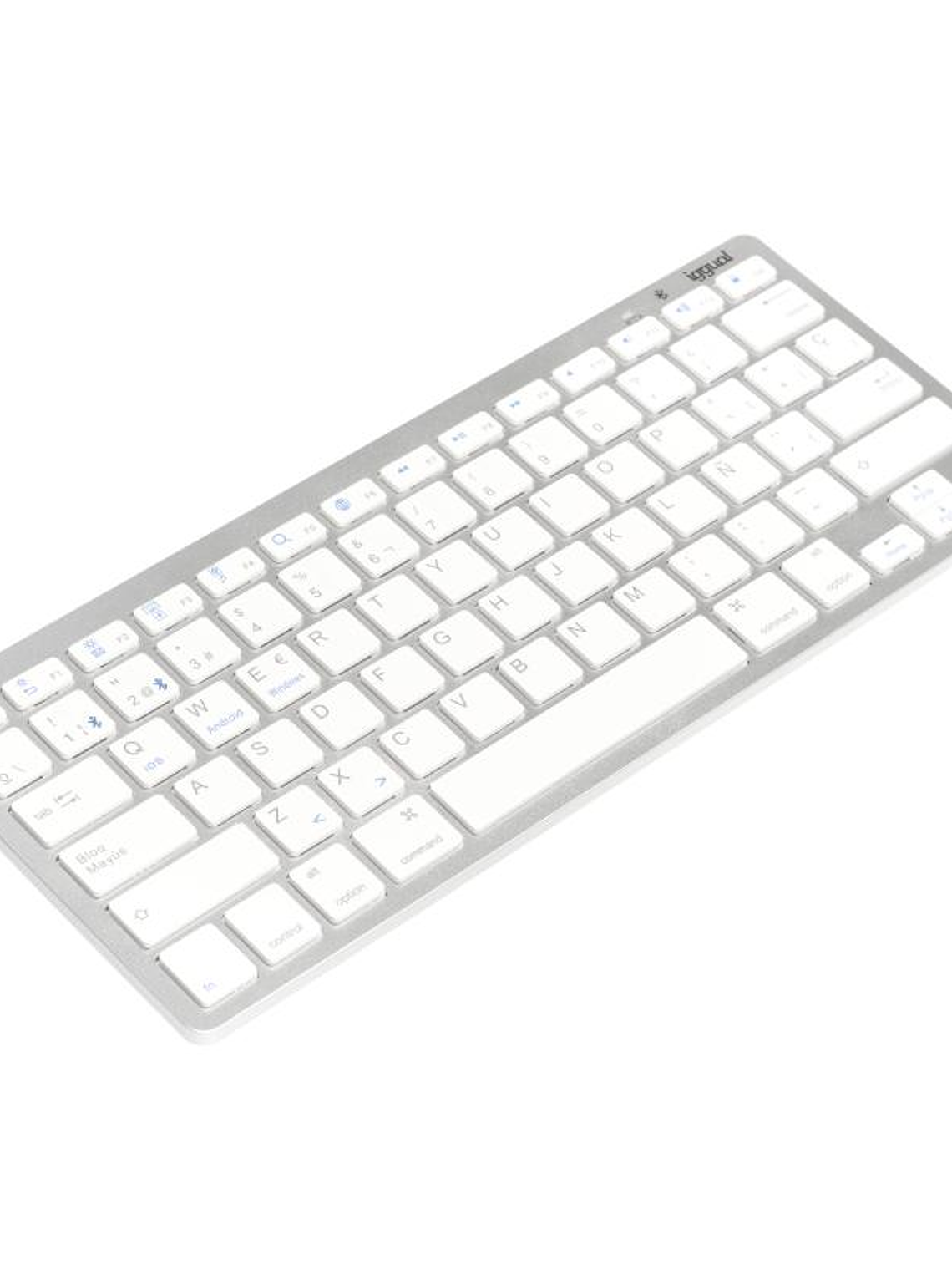 iggual Teclado Bluetooth Slim TKL-BT plata 2 canal 2