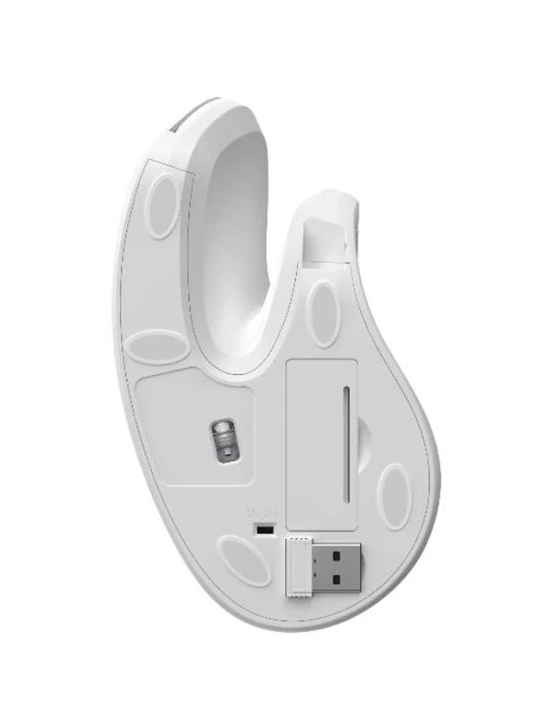 Nilox NXMOEV03 Ratón Vertical Wirelles Sil. Blanco 4