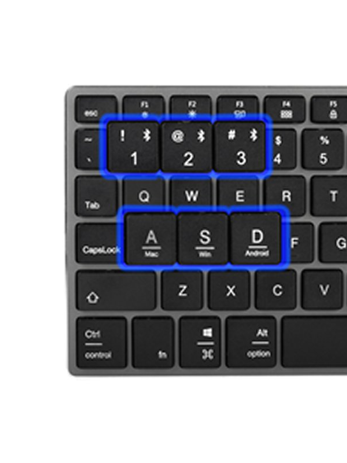 NGS  FORTUNE Teclado inala. multidispositivo  BT 3