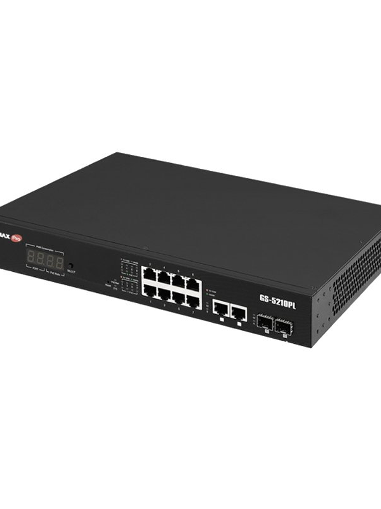 Edimax GS-5210PL Switch 10xGb PoE+ 2xSFP Surve 3