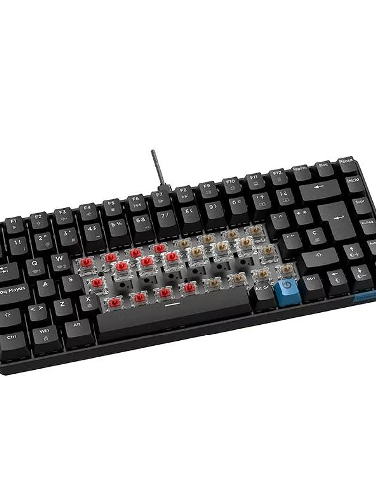 Hiditec teclado Gaming GM1K Switches red 3