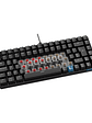 Hiditec Teclado Gaming GM1K  Switches brown - Miniatura 3