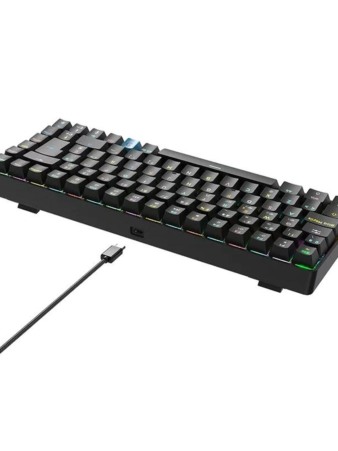 Hiditec teclado Gaming GM1K Switches red 4