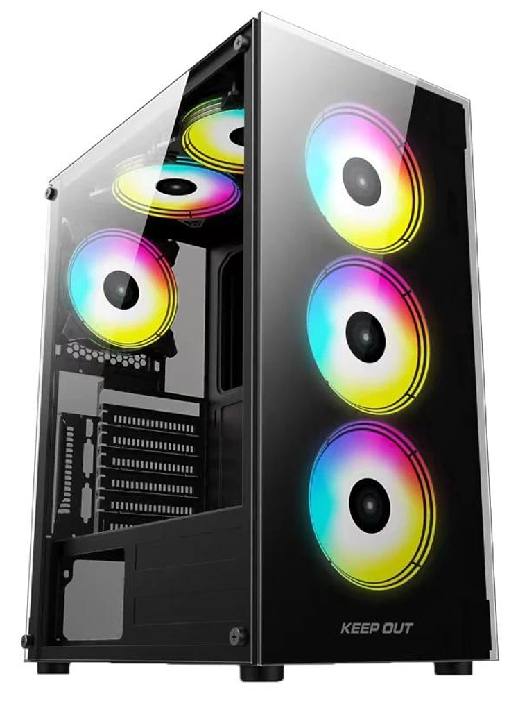 Keep Out Caja ATX XC-210 Glass Black USB3.0 3
